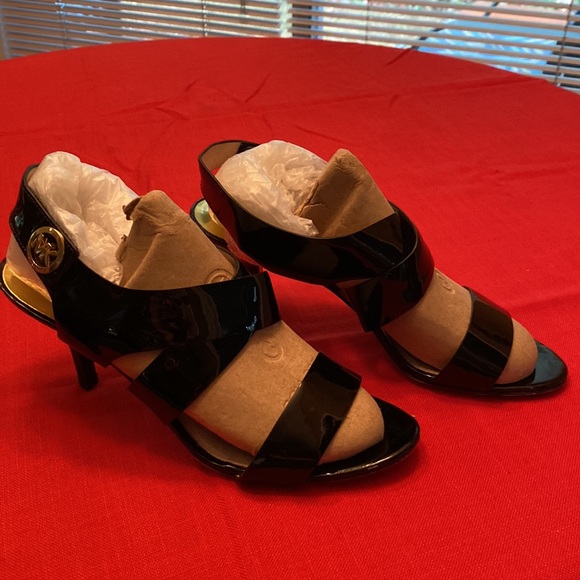 Michael Kors Patent Leather Sandals - Picture 2 of 4